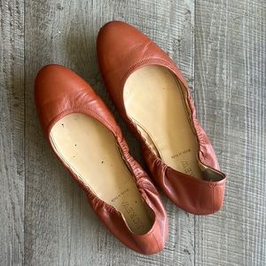 J. Crew Emma Leather Ballet Flats